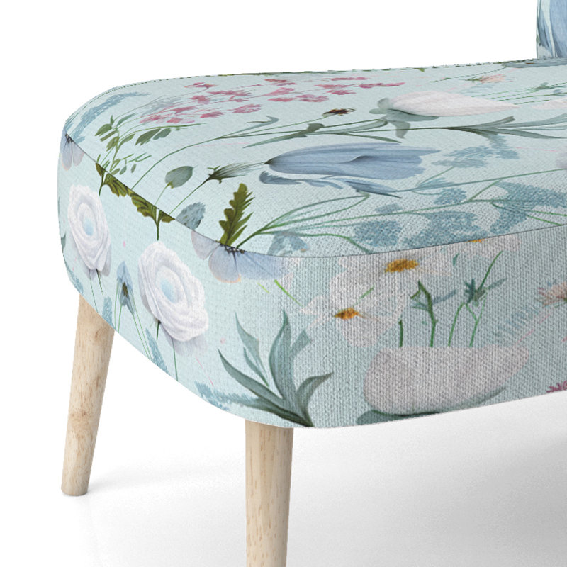 Chaise d'appoint rembourrée Blossoming