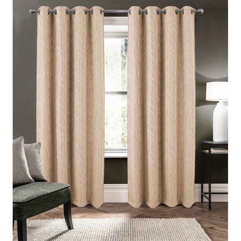 Rideau de fenêtre Reba, Taupe