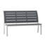 Banc de parc empilable aluminium Bazza-26076701-26076703