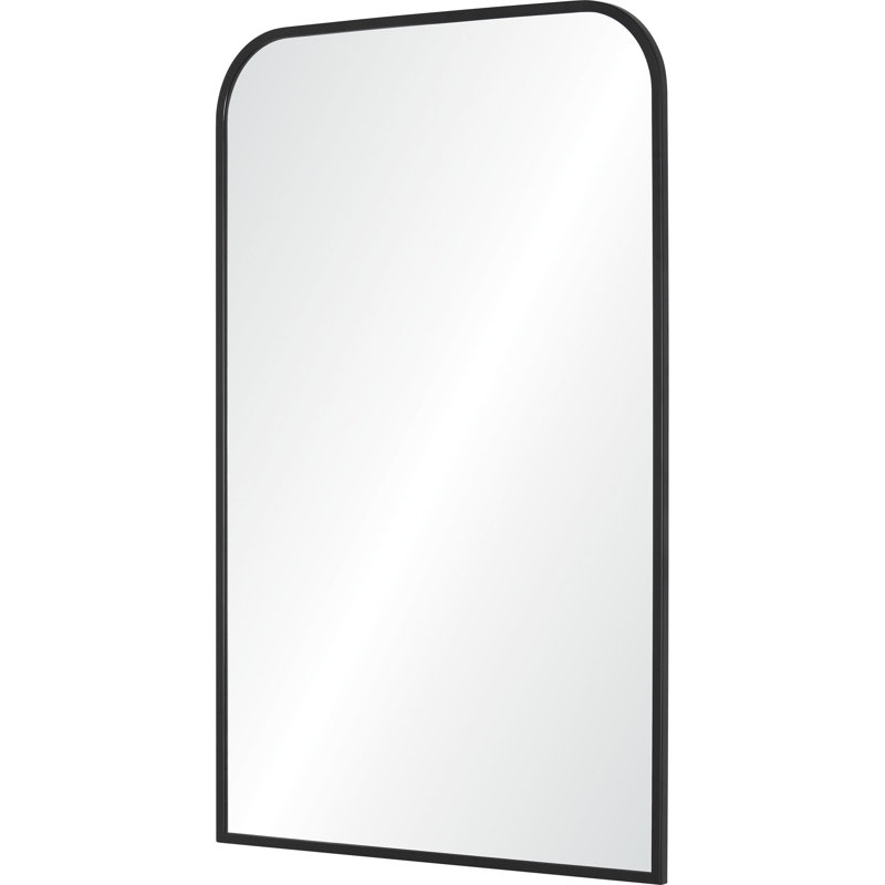 Miroir mural Darrlyn, Noir mat