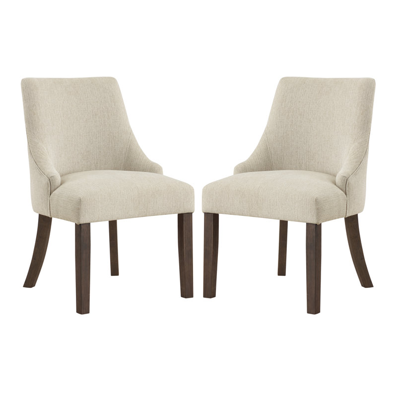 Chaise d'appoint Alzubair, Blanc lin