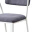 Chaise de bureau rembourrée à dossier ouvert