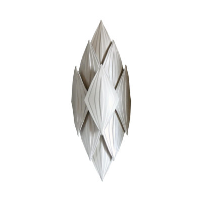 Xavier Clarisse Embossed Leather Wall Sconce