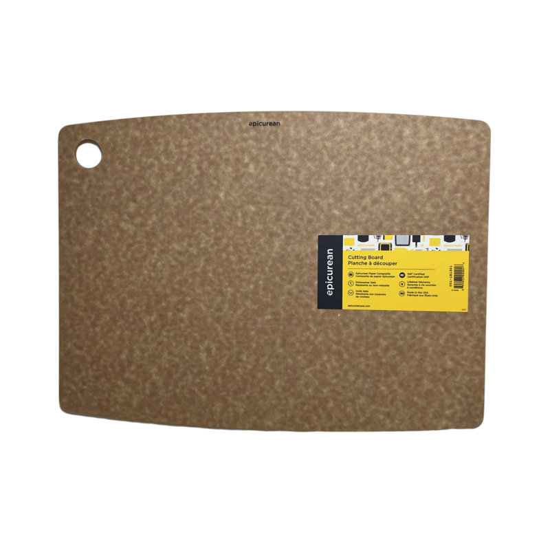 Epicurean Kitchen Series 14.5" x 11.25" Rectangular Cutting Board, Natural, 14" x 10"