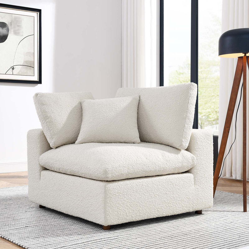 Chaise de coin Modway Commix, Ivoire