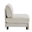 Canapé sans accoudoirs en velours - beige-1524496846