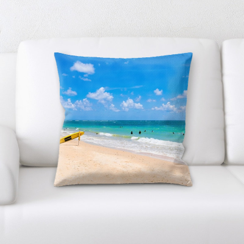 Pinto Microsuede Reversible Throw Pillow