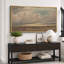 «Rustic Countryside Serene Brown Countryside Field Clouds In The Sky», impression sur toile encadrée classique-98042222-111568071