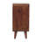 Wood Mini Classic Cabinet, 2-Shelves, Chestnut, Brown