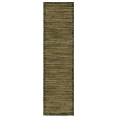 Tapis en laine et vert Weston