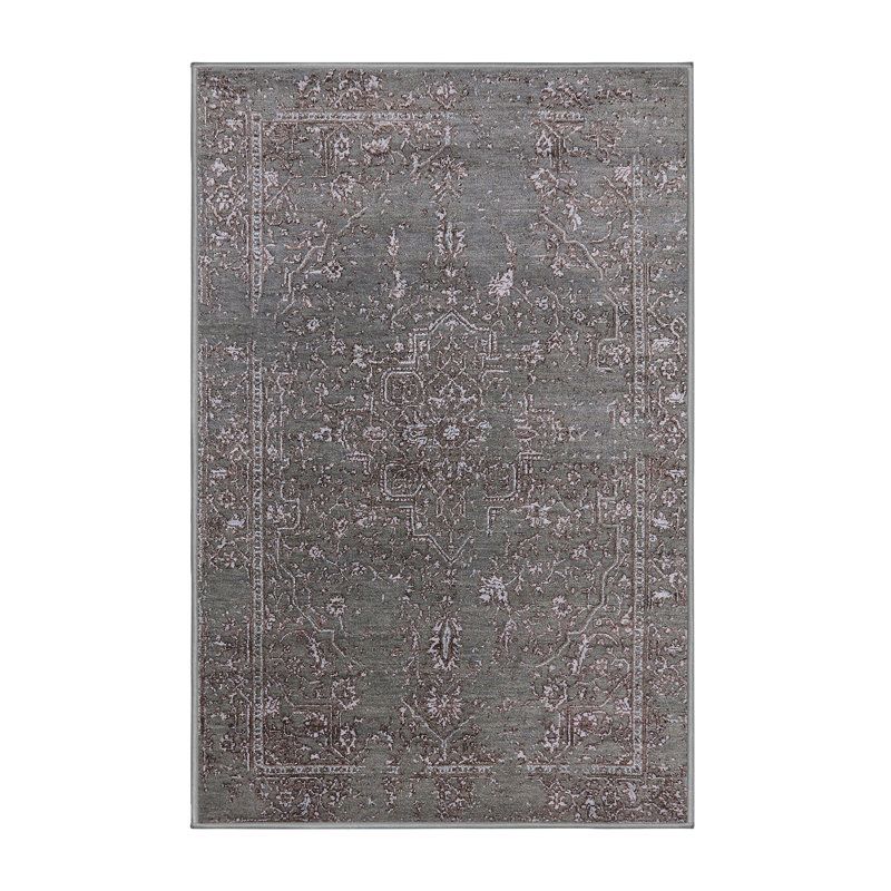 Tapis brun / gris Sheba, Rectangle 7 pi x 9 pi