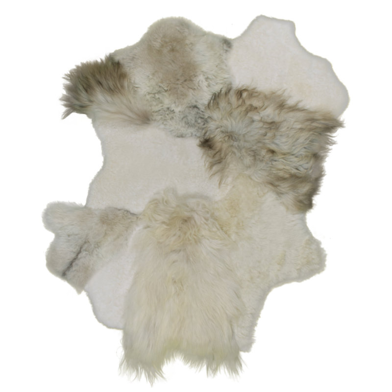 Analah Animal Print Sheepskin Hand Woven 120cm X 180cm Area Rug