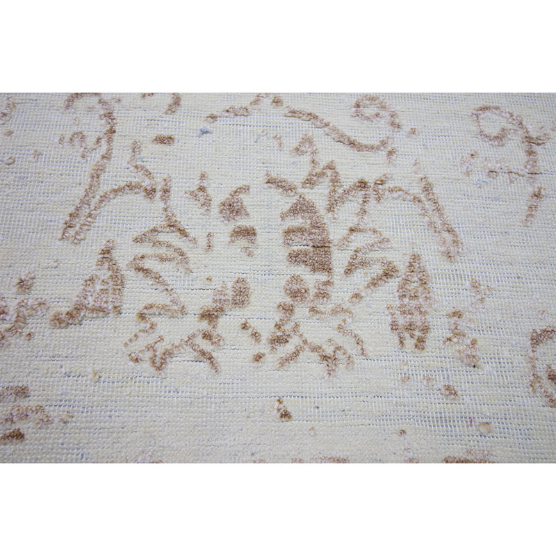 Oriental Area Rug in Gold, Rectangle 9' x 12'