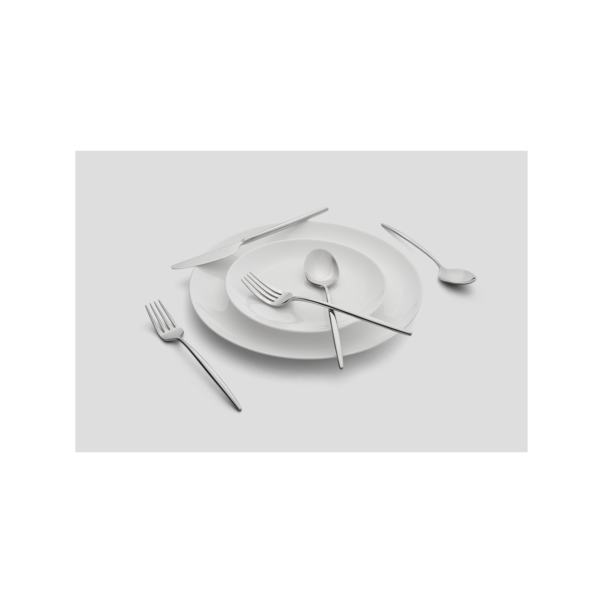 Barrona Stainless Steel Flatware, Silver