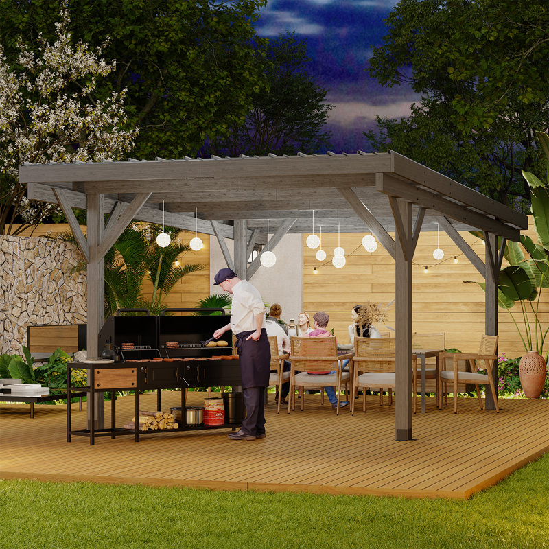 12.1 Ft. W x 16.9 Ft. D Ft Canopy, Coffee