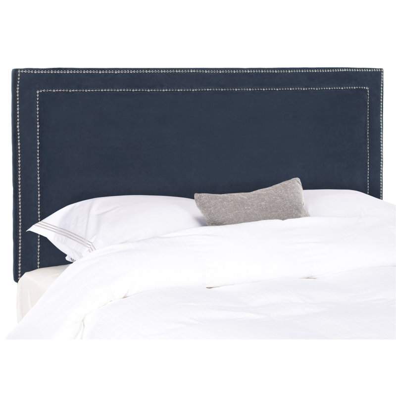 Dominick Upholstered Headboard, Queen, Velvet Royal Blue