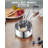 Cooks Standard Multi-Ply Clad Butter Warmer Set, Small Stainless Steel Sauce Pan, Mini Butter Chocolate Milk 0.15/0.29/0.46/0.68 QT Pot with Pour Spout Cooking Pot ideal for Chefs, Baristas, 4-PCS