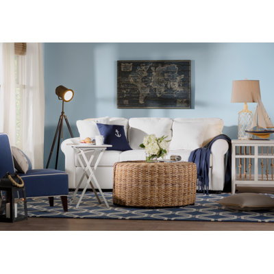 Alvon End Table with Knotted Rope Panels