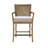 Cane Back Counter Stool