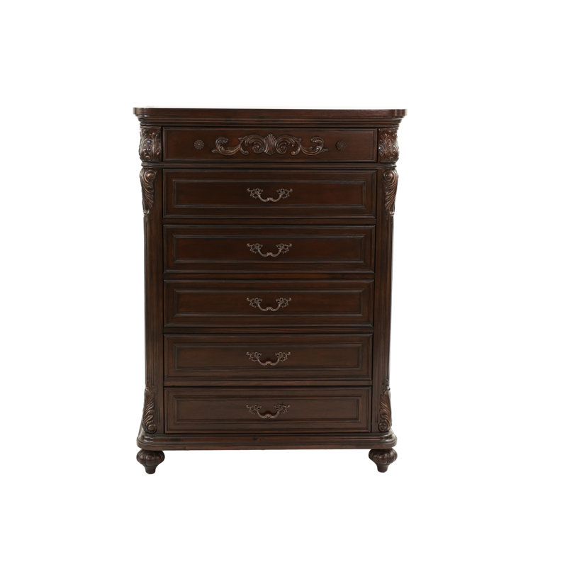 Meuble de rangement pour commode en bois de cerisier antique / noyer antique 1pc