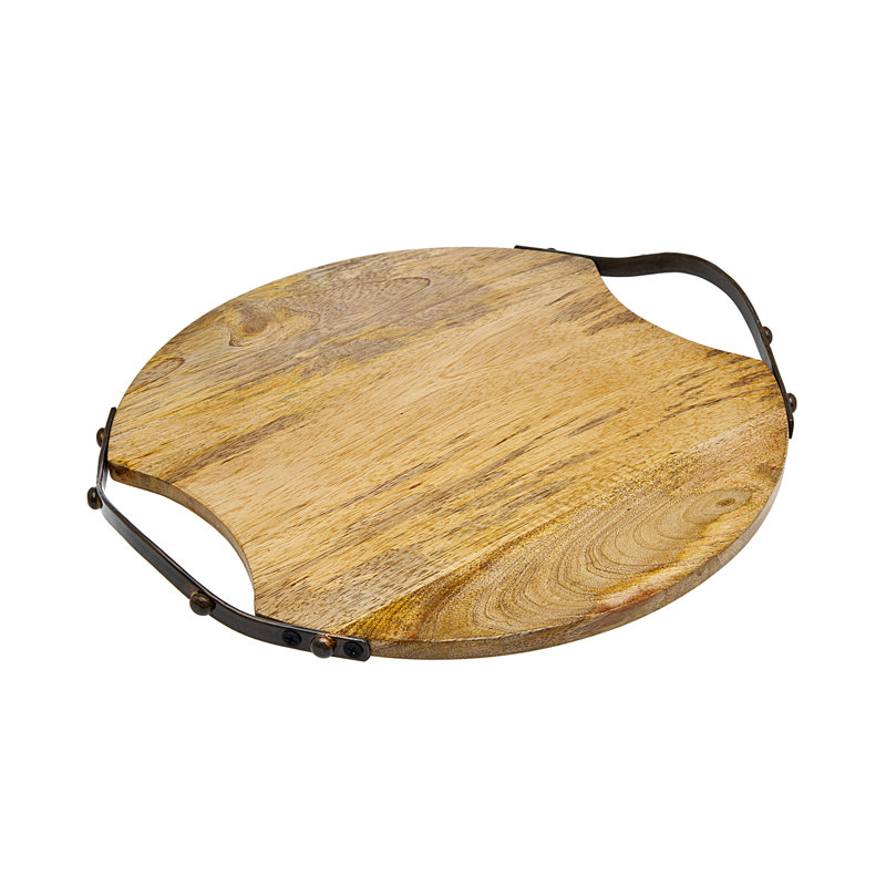 Planche à découper ronde Edica Ridgewood, l 12,99 po x L 13,99 po