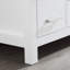 Ensemble de meuble-lavabo simple et moderne de 48 po avec comptoir et dosseret en marbre de Carrare italien Covin, entièrement assemblé Covin-117300915-117300916