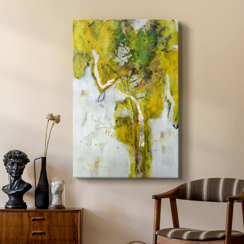 Golden Foliage I - galerie sur mesure, H 27 po x l 18 po