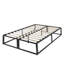 Metal 4Ft Platform Bed Black-69776052