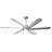 Luvina 64 Inch Ceiling Fan with Light and Remote, Modern High CFM 6 Blades Large Airflow Ceiling Fan, Quiet Reversible DC Motor, Indoor Fan for Living Room Kitchen Garage-1853472090