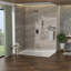 Double système de douche mural à fixation murale 10 po avec valve Roughin, bronze huilé-126618615