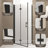 Foldable Frameless Glass Shower Door