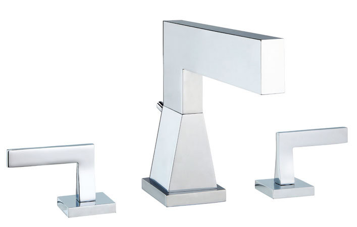 Crisp Deck Tub Filler, Polished Nickel, Without Handheld Shower