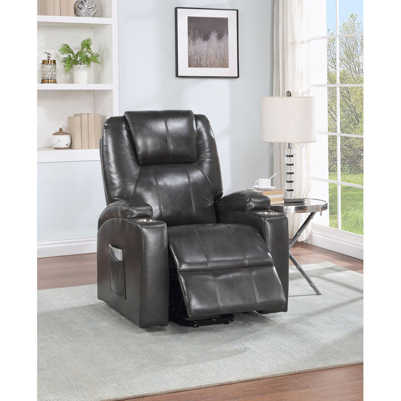 Fauteuil inclinable électrique gris Aire Power Motion, Métal industriel