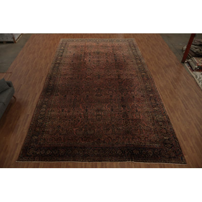 Pre-1900 Antique Traditional Large Rug 14x23