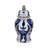 Patterned Eclectic Temple Jar with Lid-821395134