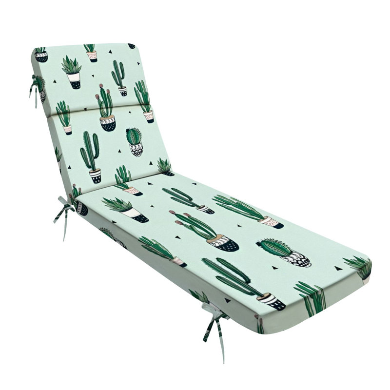  Coussin de patio pour l'extérieur 3 po, Cachemire vert menthe