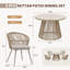 Outdoor Round 4 - Person 43.3" Long Dining Set With Cushions