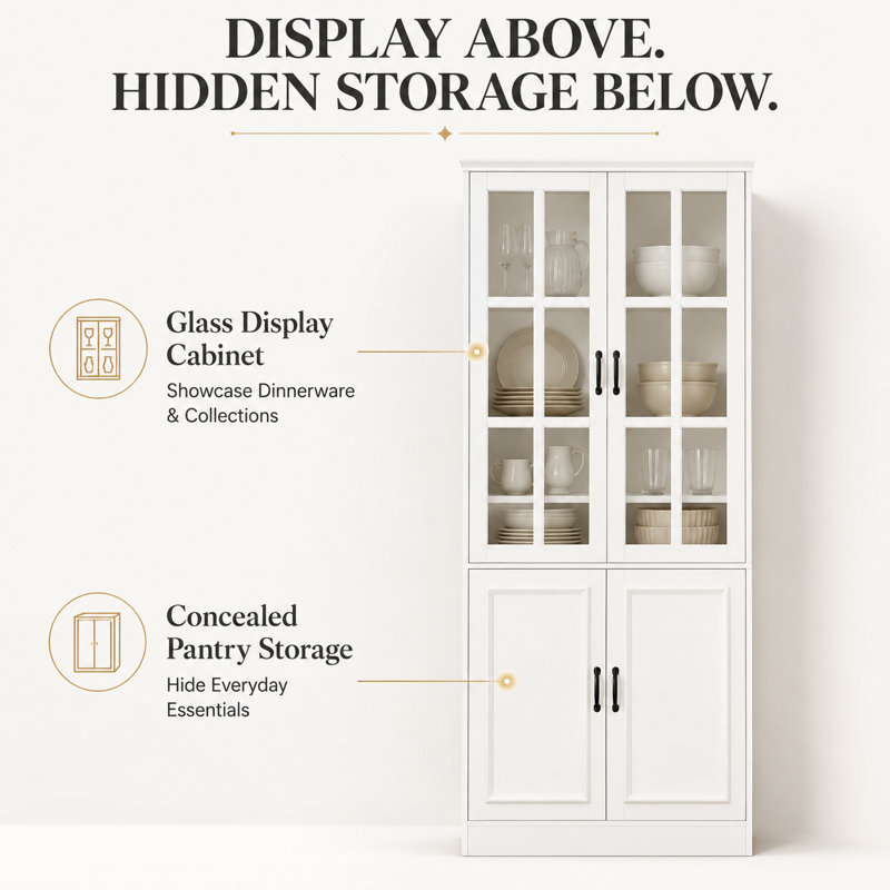 Jameown 78.7'' Kitchen Pantry