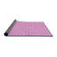 Tapis abstrait en laine rose-1987182538