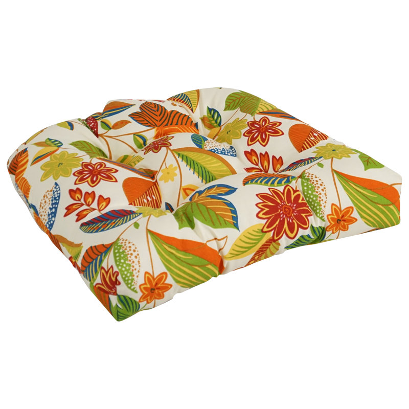 Outdoor 3.5'' Dining Chair Seat Cushion, Skyworks Multi