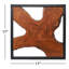Handmade Rustic Abstract Wall Decor on Solid Wood