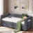 Upholstered Daybed With Trundle, Usb Port And Side Pockets-823404610