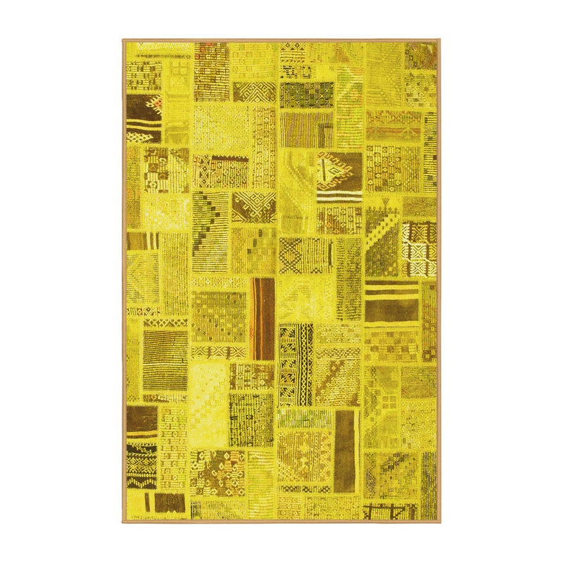 Performance Patchwork Indoor Rug, Rectangle 7' x 10'