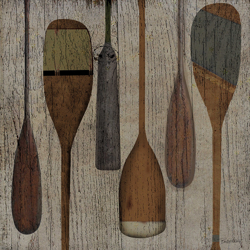 «Lake Oars II» par Beth Albert, impression sur toile tendue