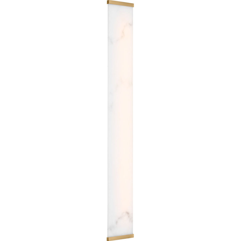 Cleor Bath, Burnished Brass, 24"H x 5" W x 3.1" D
