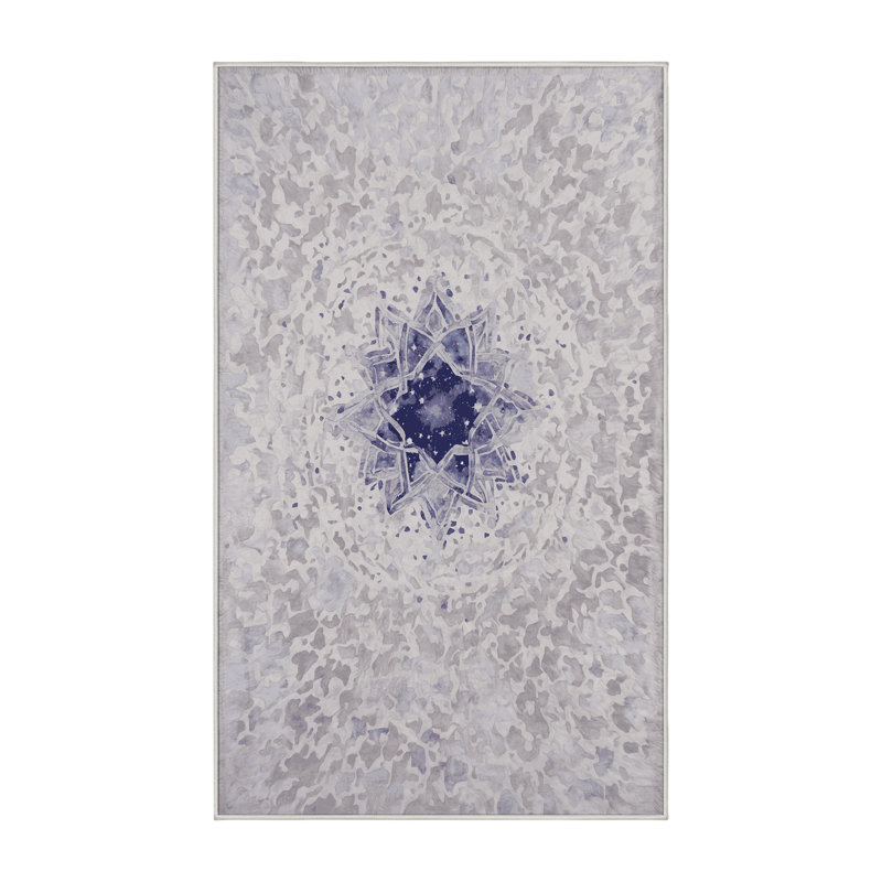 Tapis blanc soyeux et moelleux, Rectangle 8 pi x 12 pi