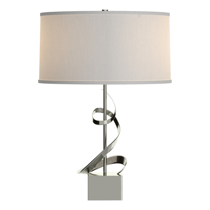 Gallery 22.9" Table Lamp, Natural Anna, Sterling