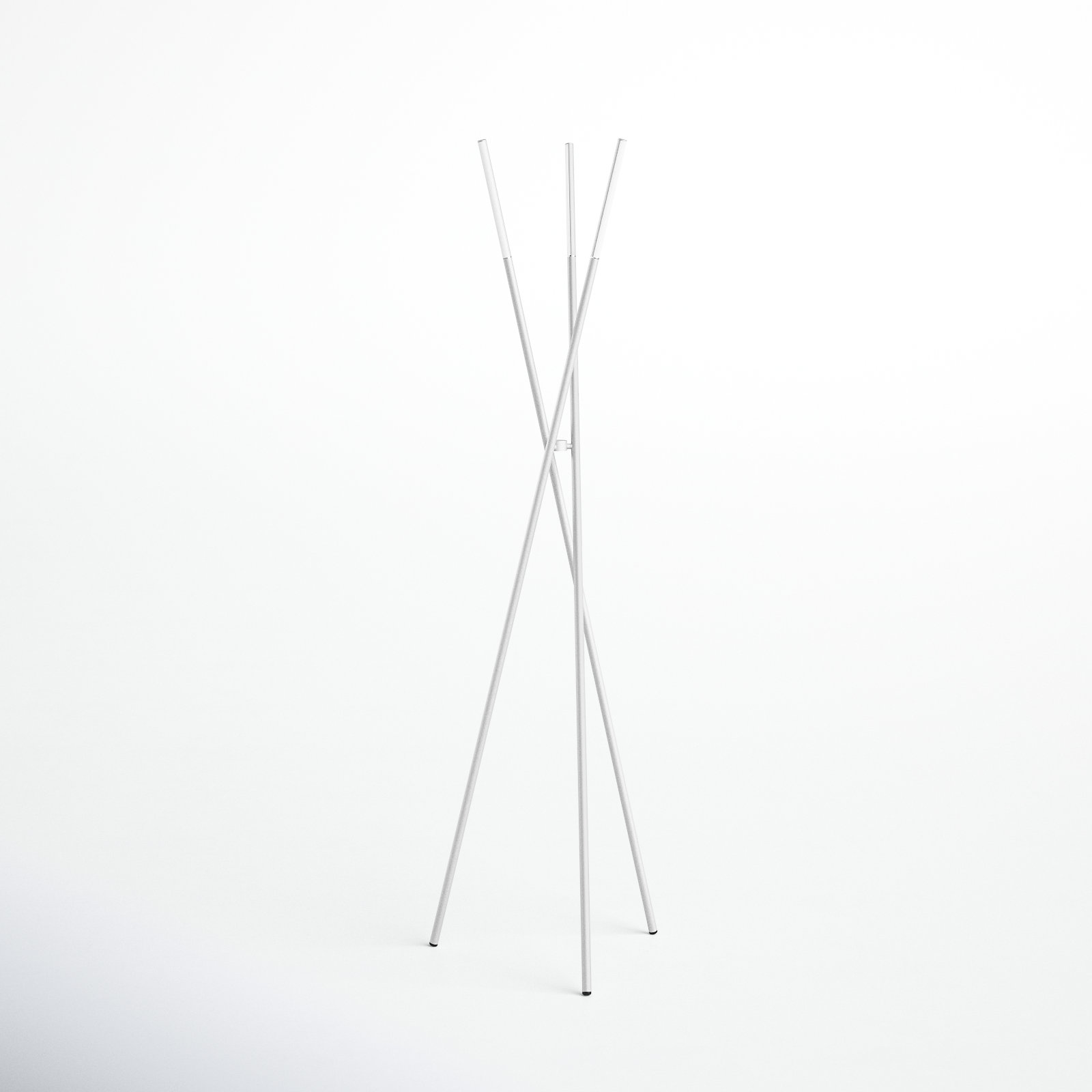 Simmons 73.5'' Dimmable LED Floor Lamp, Silver