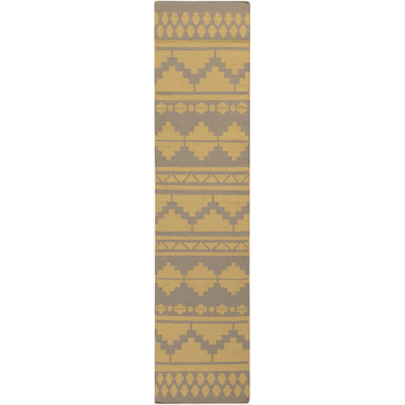 Karn Wool Geometric Indoor Rug, Rectangle 8' x 11'