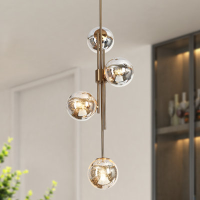 Beesley 4-Light 33.5"H Kitchen Island Pendant
